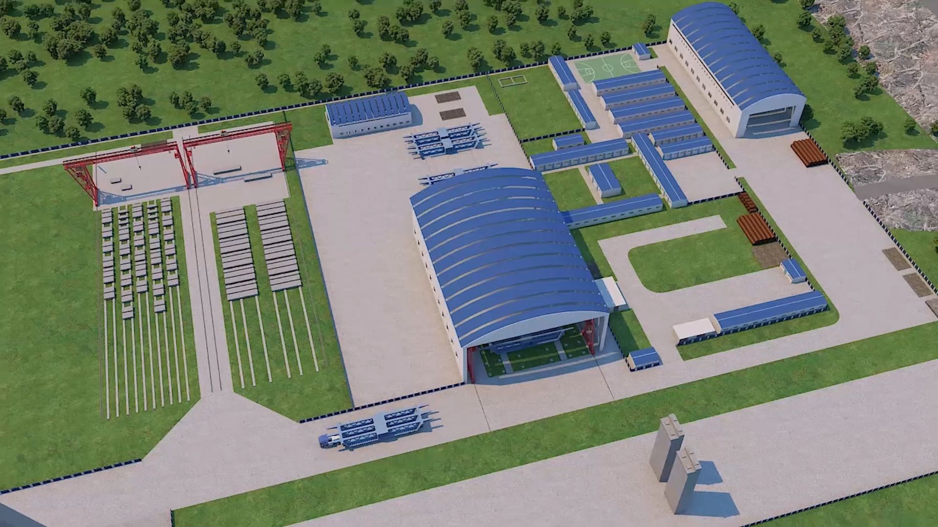 工程施工三維動(dòng)畫橋梁工程3D動(dòng)畫